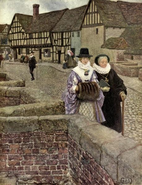 I did but see her passing by, And yet I love her till I die, 1920 - Eleanor Fortescue-Brickdale