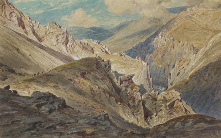 Iskar Gorge near Cherepish Monastery, 1885 - Феликс Филипп Каниц