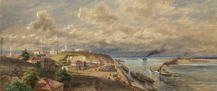 Ruse Port, 1885 - Феликс Филипп Каниц
