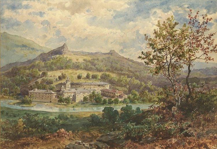Troyan Monastery, c.1885 - Felix Philipp Kanitz