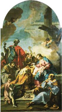 Adoration of the Magi - Giovanni Battista Pittoni