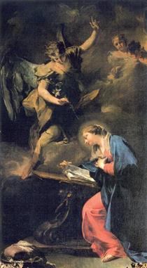 Annunciation - Giovanni Battista Pittoni