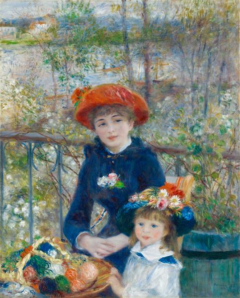 Les Deux Sœurs, 1881 - Auguste Renoir