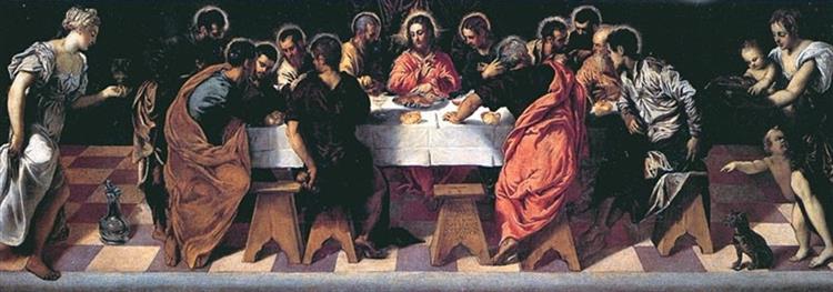 The Last Supper, 1547 - Le Tintoret