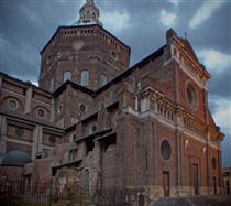 Pavia Cathedral - general design - Донато Браманте