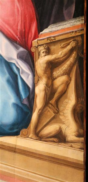 Annunciation (detail), c.1534 - Francesco de' Rossi (Francesco Salviati), "Cecchino"