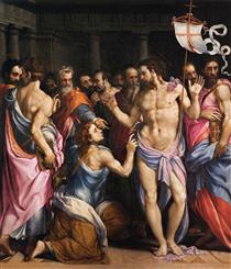The Incredulity of St Thomas - Francesco de' Rossi (Francesco Salviati), "Cecchino"