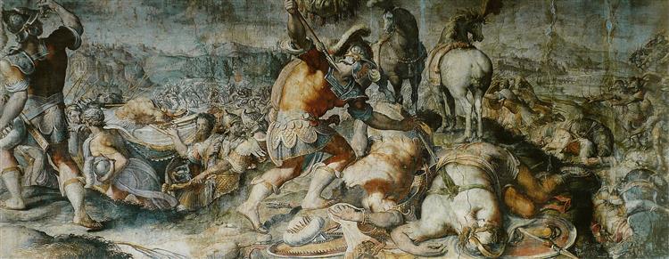 The Deaths of Saul and Jonathan, 1552 - 1554 - Francesco de' Rossi (Francesco Salviati), "Cecchino"