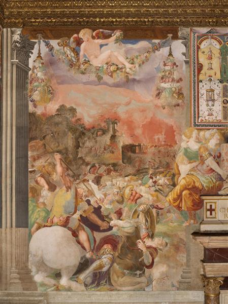 The Rout of the Volscii, 1545 - Francesco de' Rossi (Francesco Salviati), "Cecchino"