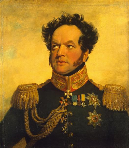 Portrait of Pavel Golenishchev Kutuzov, c.1825 - Джордж Доу