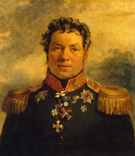 Portrait of Pyotr Ya. Kornilov - George Dawe