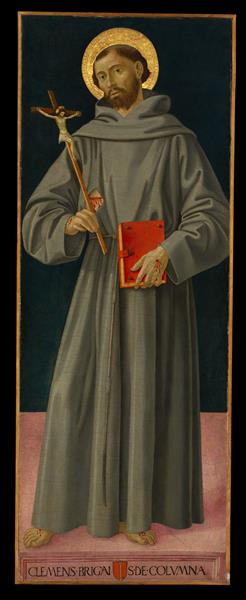 Saint Francis of Assisi, c.1480 - c.1481 - Антоніаццо Романо