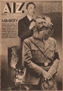 Mimicry, from The Workers' Illustrated News - John Heartfield