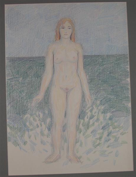 Standing Nude - Hryhorii Havrylenko