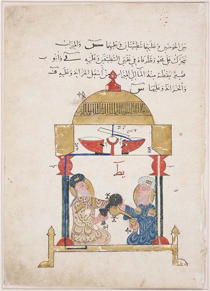 Device for Display at a Drinking Party, c.1206 - Al-Dschazarī