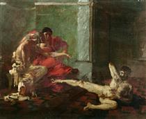 Locusta Testing Poison on a Slave - Joseph-Noël Sylvestre
