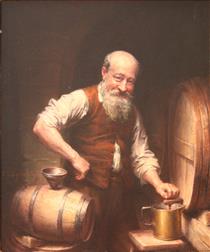 Winemaker in his cellar - Joseph-Noël Sylvestre