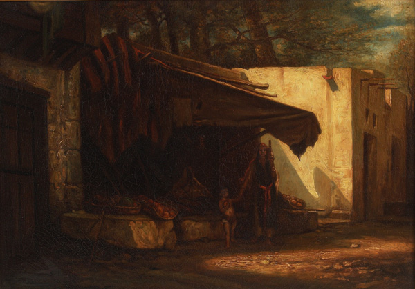North African Dwelling, c.1840 - Alexandre-Gabriel Decamps