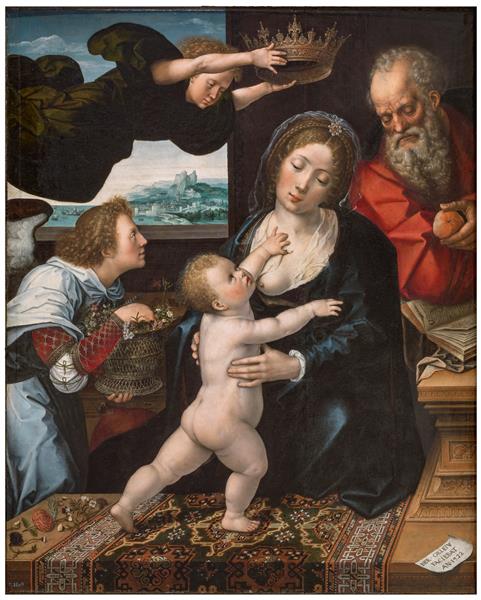 The Holy Family, 1522 - Bernaert van Orley
