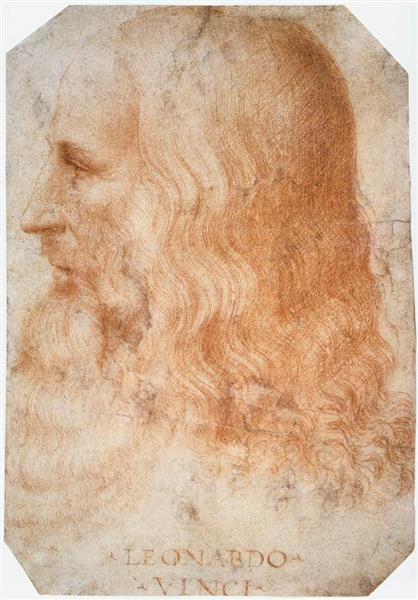 Portrait of Leonardo da Vinci, 1516 - Франческо Мельці