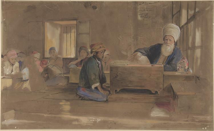 Arab School, 1851 - John Frederick Lewis