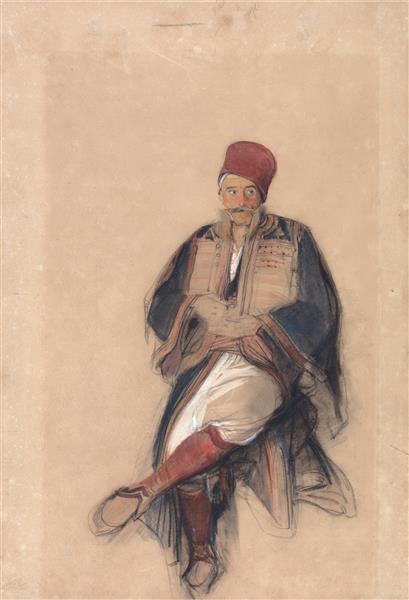 Seated Turk, 1840 - 1841 - John Frederick Lewis