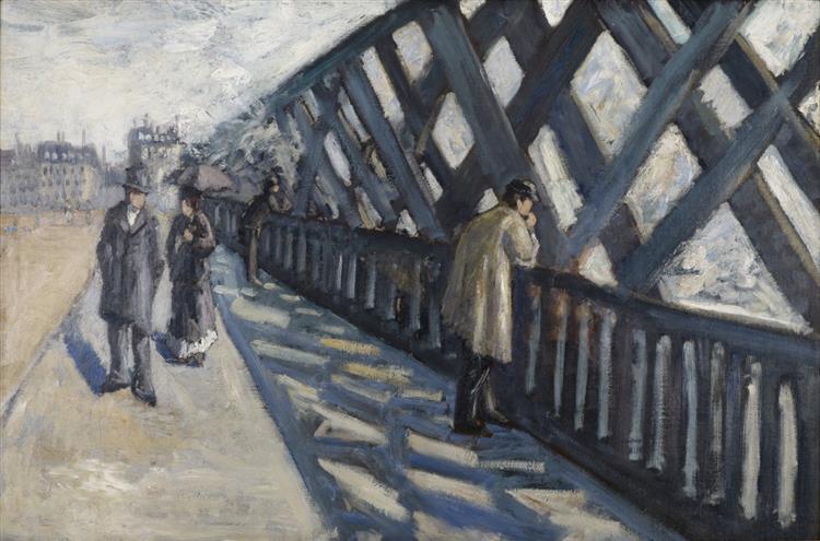 Study for Le Pont De L'Europe, 1876 - Гюстав Кайботт