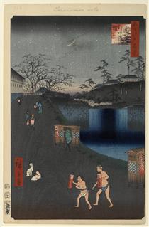 113. Aoi Slope Outside Toranomon Gate - Hiroshige