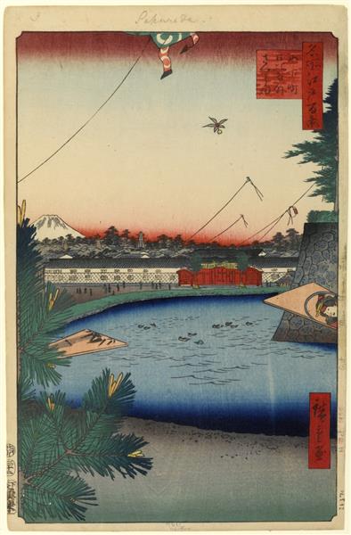 3. Hibiya and Soto Sakurada from Yamashita Chō, 1857 - Утаґава Хіросіґе