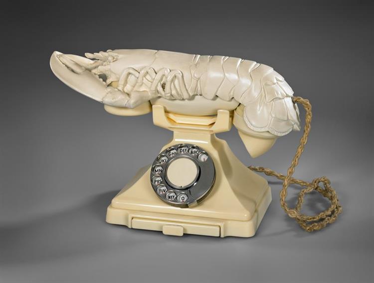 Aphrodisiac Telephone, 1938 - Сальвадор Дали