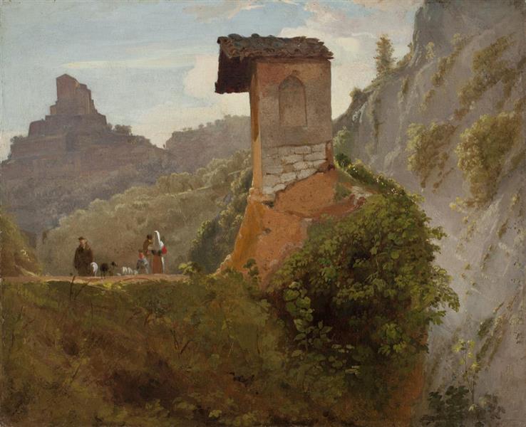 Sketch for the Chapel of the Virgin at Subiaco, 1830 - Samuel Morse