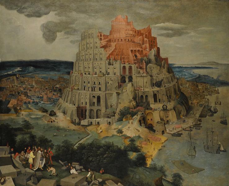 The Tower of Babel (after  Pieter Bruegel the Elder) - Pieter Brueghel le Jeune