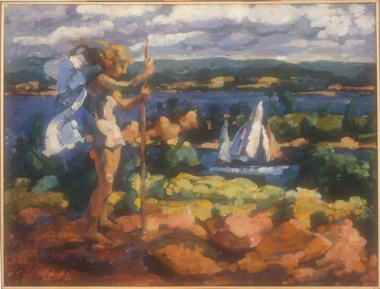 The Tempest, Act I, Sc II, Safely in Harbor, 1977 - Rosemarie Beck