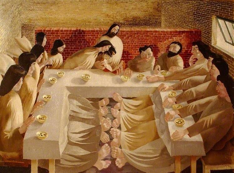 The Last Supper, 1920 - Stanley Spencer