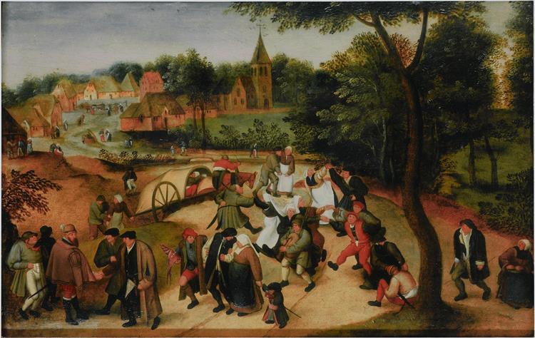 The Return from the Kermesse - Pieter Brueghel the Younger
