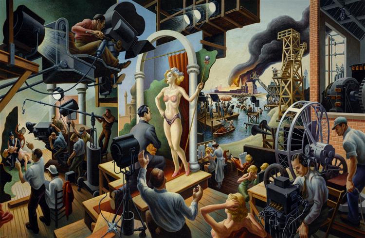 Hollywood, 1937 - 1938 - Томас Гарт Бентон