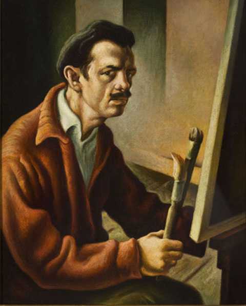 Self Portrait, 1934 - Томас Гарт Бентон