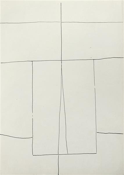 Composition with rectangles, 1969 - Hryhorii Havrylenko