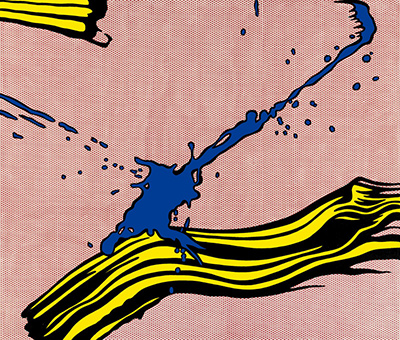 Brushstroke with Spatter, 1966 - Roy Lichtenstein