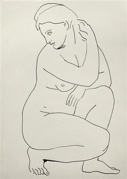 Nude. Based on classical works, c.1965 - c.1975 - Hryhorii Havrylenko