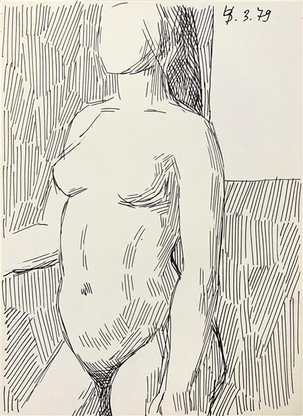 Nude, 1979 - Hryhorii Havrylenko