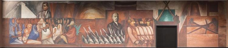 Call to Revolution and Table of Universal Brotherhood (Struggle in the Occident), 1930 - 1931 - Jose Clemente Orozco