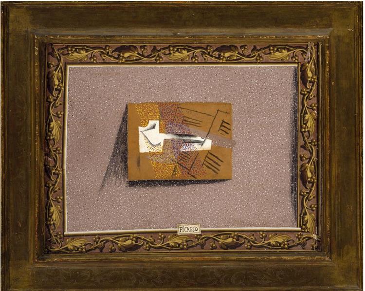 Дудка та ноти, 1914 - Пабло Пікассо