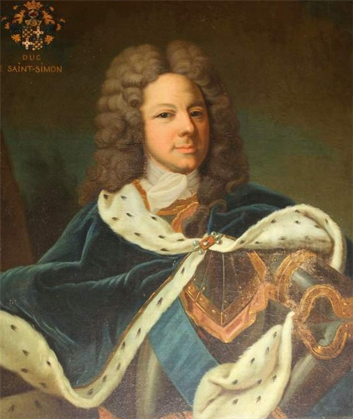 Portrait of Louis De Rouvroy, Duke of Saint-simon, Knight of the King of France's Orders in 1728 - Жан Батист Ван Лоо
