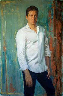 Portrait of Joshua Bell - Luis Alvare Roure