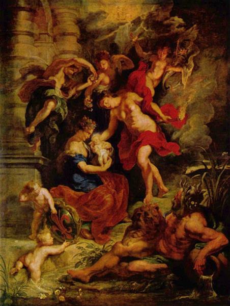 2. The Birth of the Princess, 1622 - 1625 - Pierre Paul Rubens