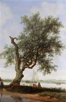 Scena fluviale - Salomon van Ruysdael