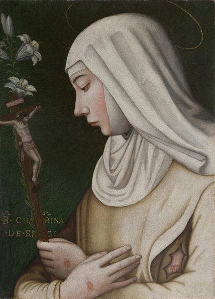 Saint Catherine with a Lily, c.1550 - Плавтилла Нелли