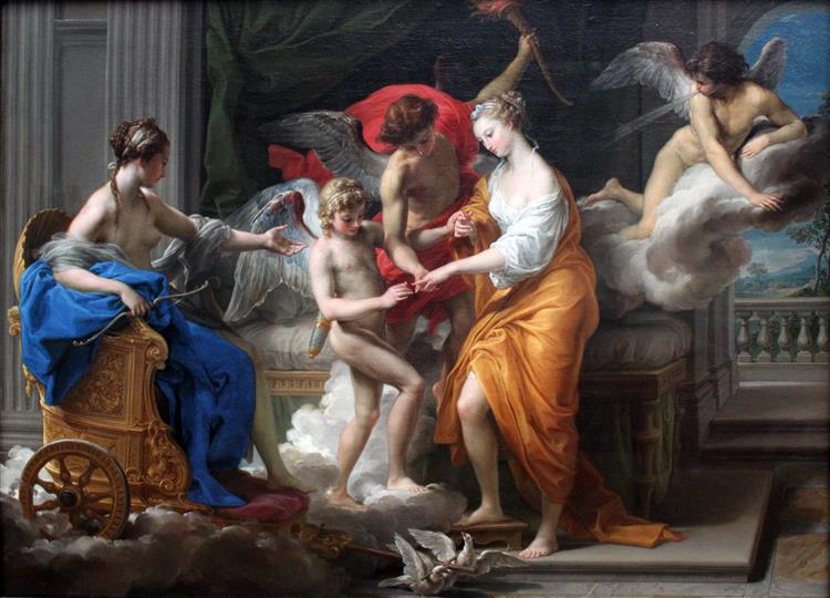 Marriage of Cupid and Psyche, 1756 - Помпео Батоні