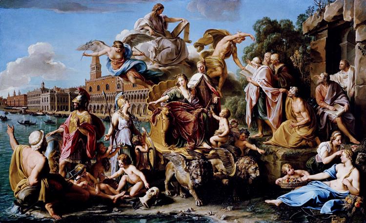 The Triumph of Venice, 1737 - Помпео Батони